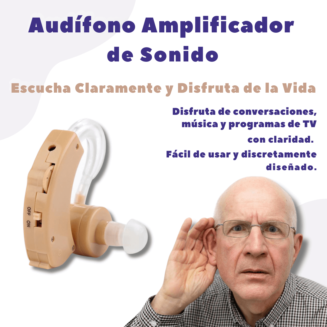 HearMax™ - Audífono Amplificador de Sonido RECARGABLE