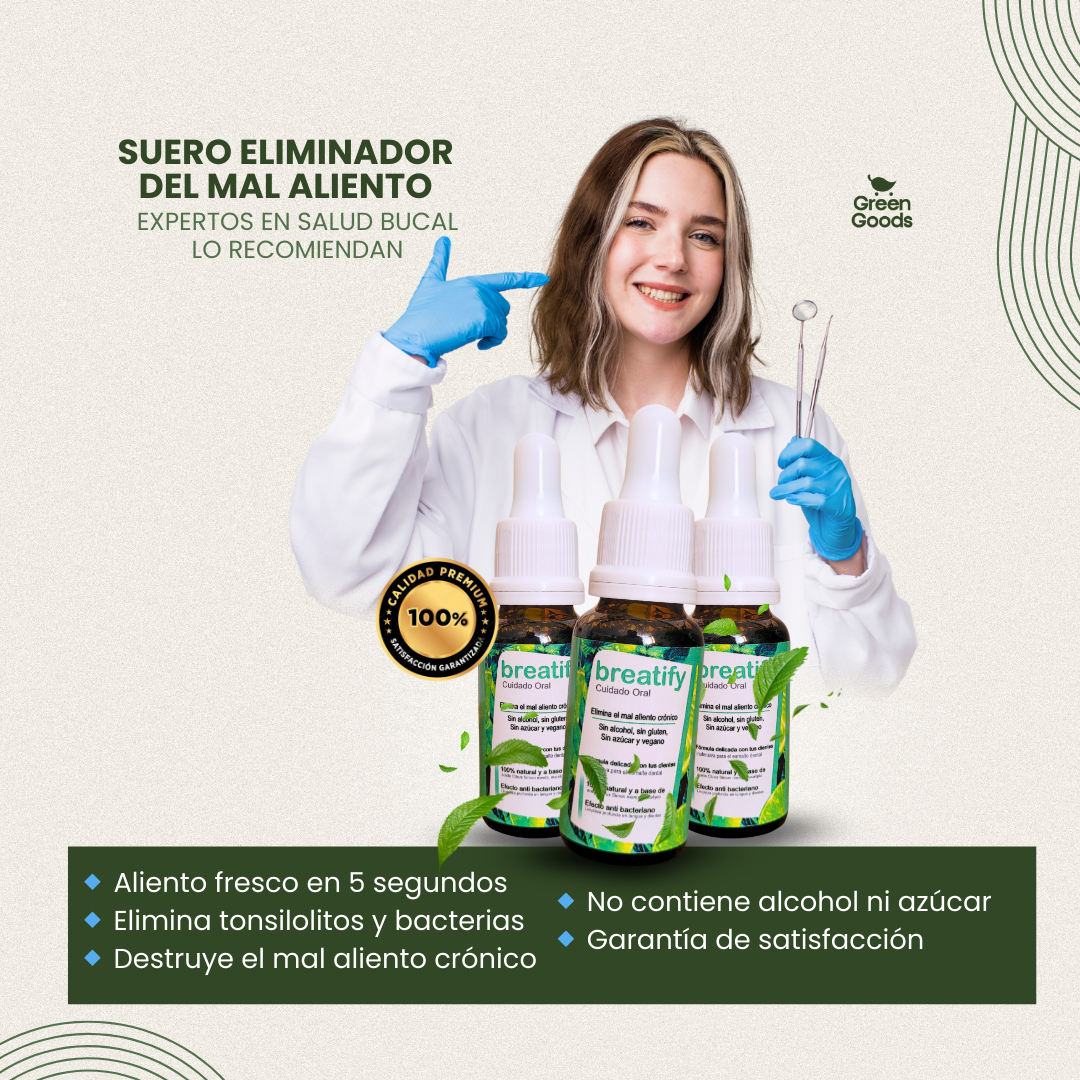 Breatify -¡Dile adiós al mal aliento y recibe un regalo exclusivo!