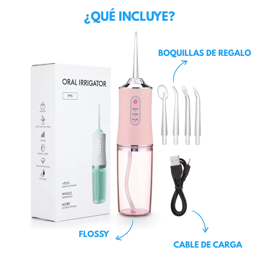 Irrigador Dental Elimina Sarro Y Mal Aliento