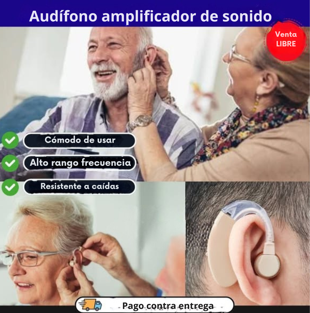 HearMax™ - Audífono Amplificador de Sonido RECARGABLE