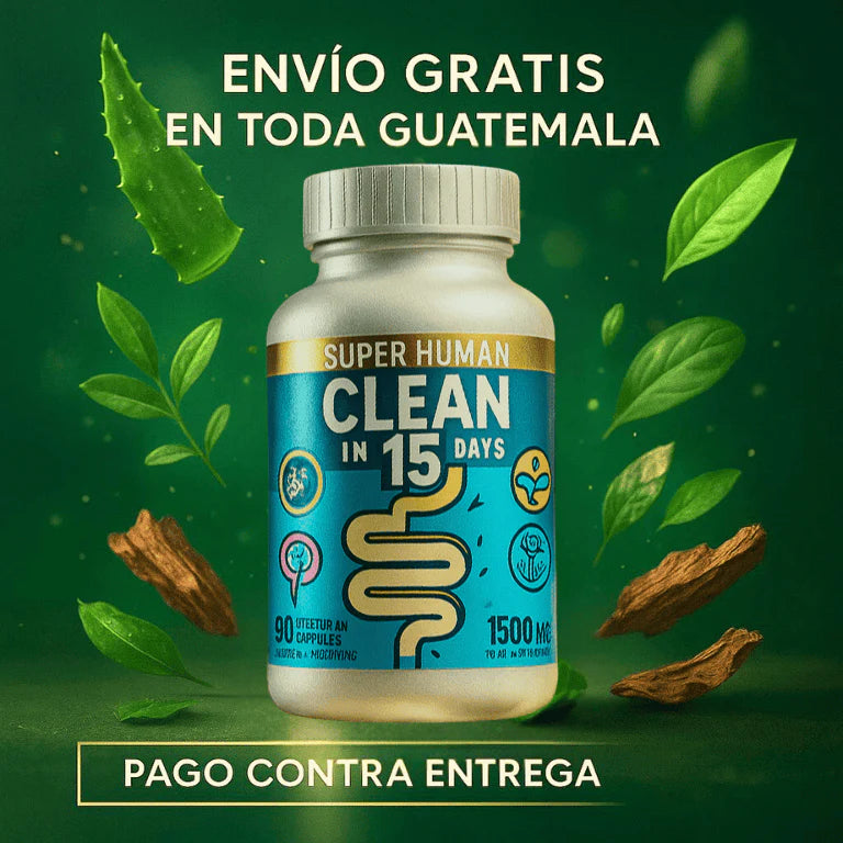 Clean15™ Limpieza Completa Estomacal en 15 días + ENVÍO GRATIS 📦