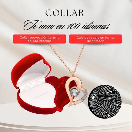COLLAR TE AMO EN 100 IDIOMAS